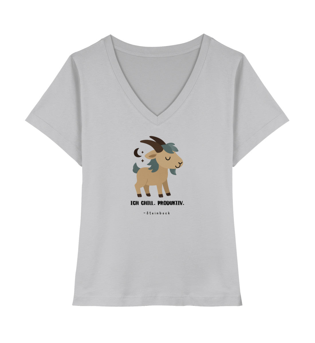 Soul Signs - Steinbock - Damen Premium Organic V-Neck Shirt