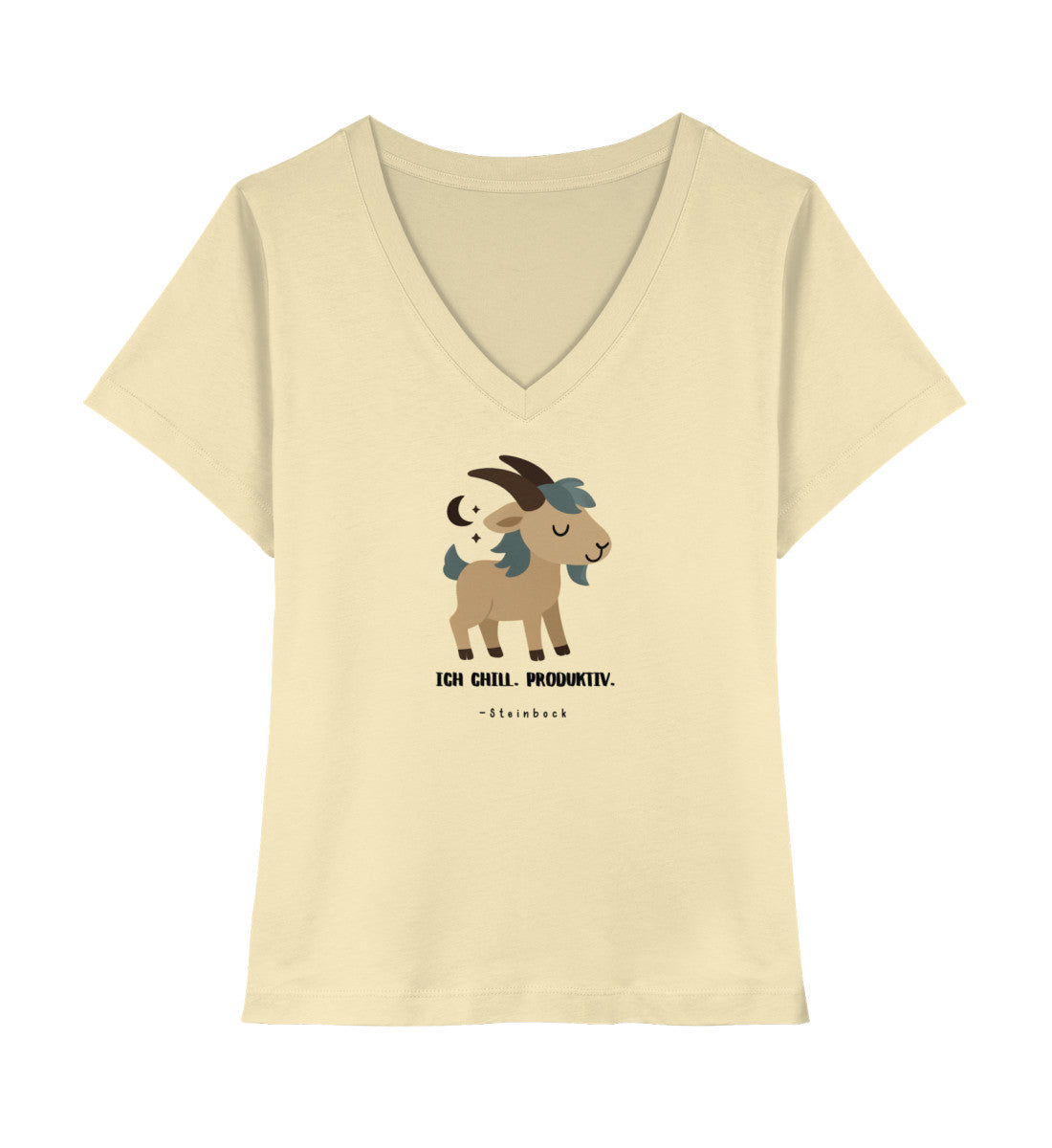 Soul Signs - Steinbock - Damen Premium Organic V-Neck Shirt