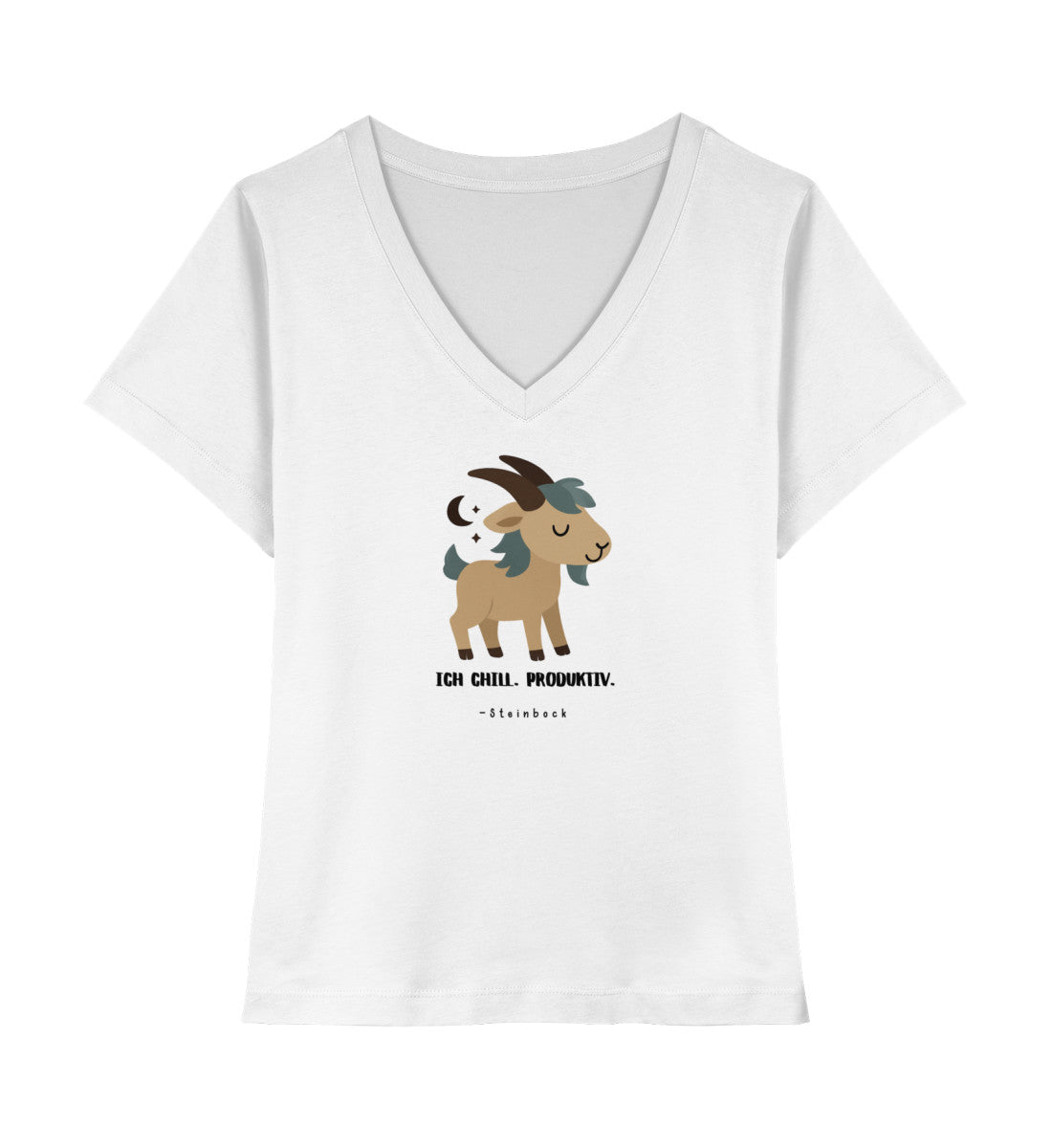 Soul Signs - Steinbock - Damen Premium Organic V-Neck Shirt
