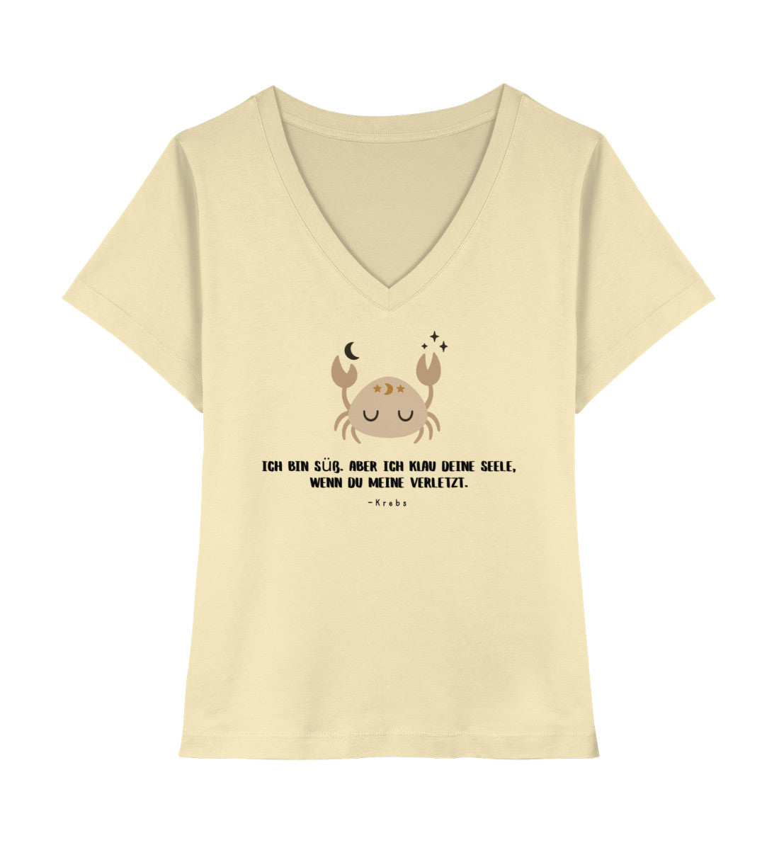 Soul Signs - Krebs - Damen Premium Organic V-Neck Shirt