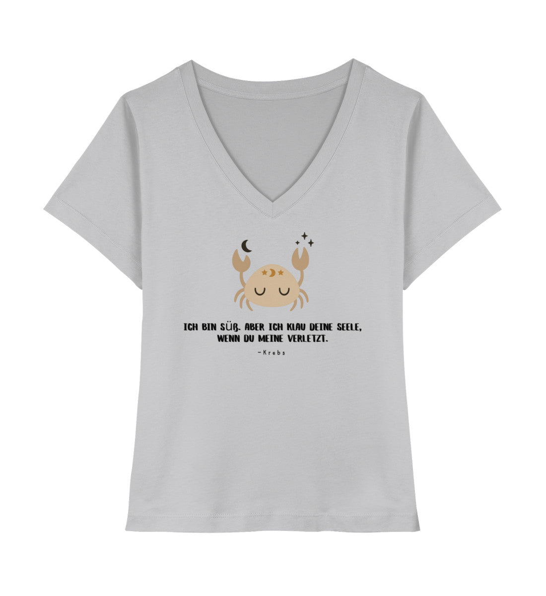 Soul Signs - Krebs - Damen Premium Organic V-Neck Shirt