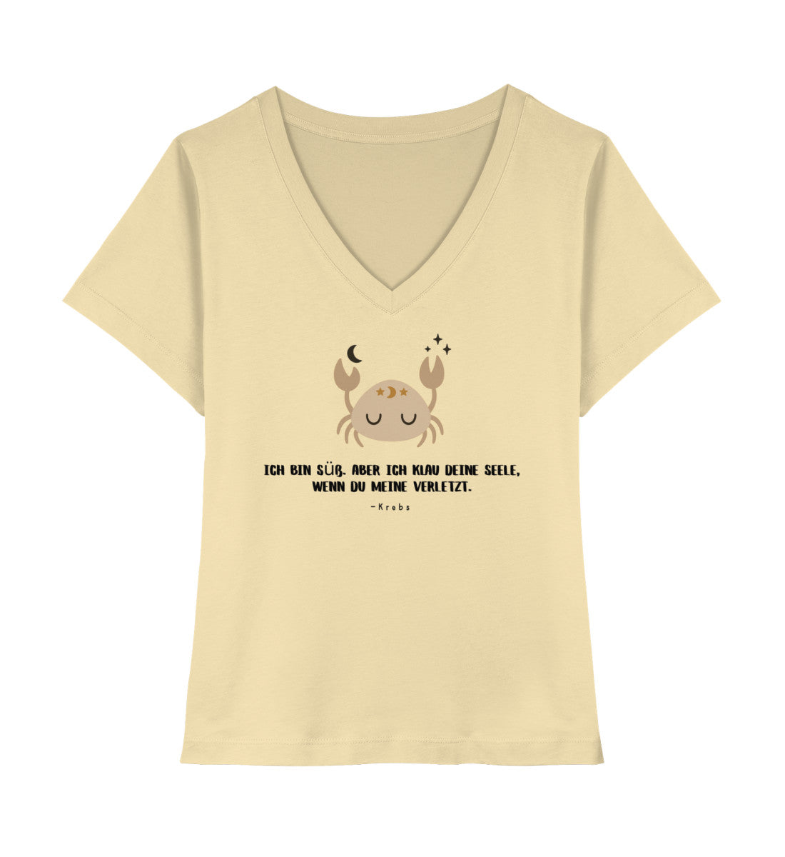 Soul Signs - Krebs - Damen Premium Organic V-Neck Shirt