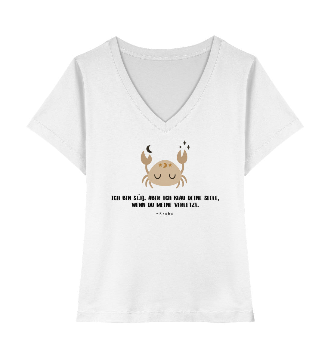 Soul Signs - Krebs - Damen Premium Organic V-Neck Shirt