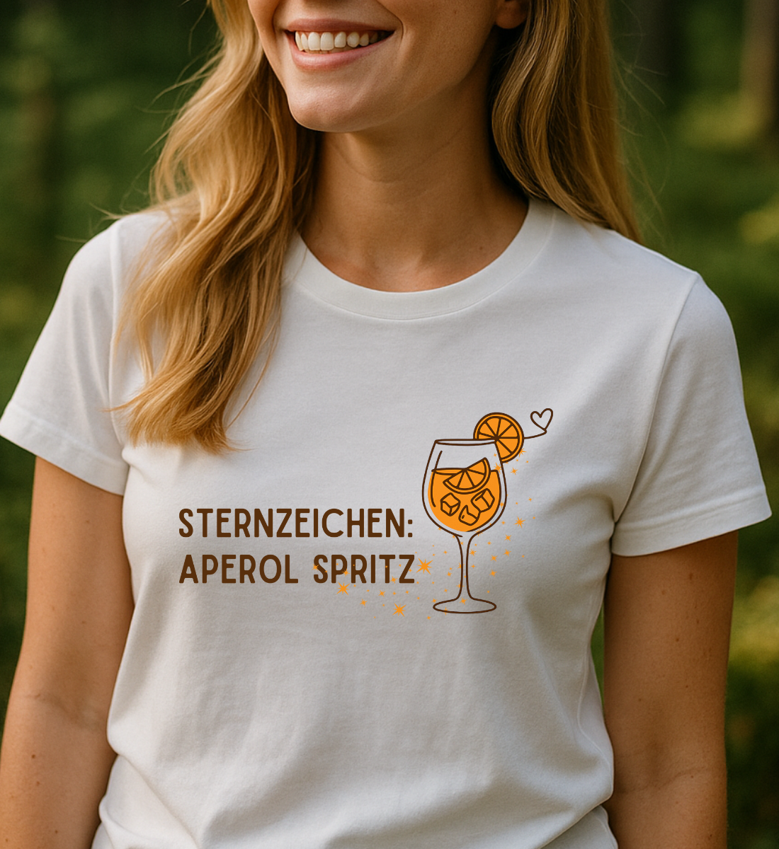 Sternzeichen: Aperol Spritz - Damen Premium Organic Shirt