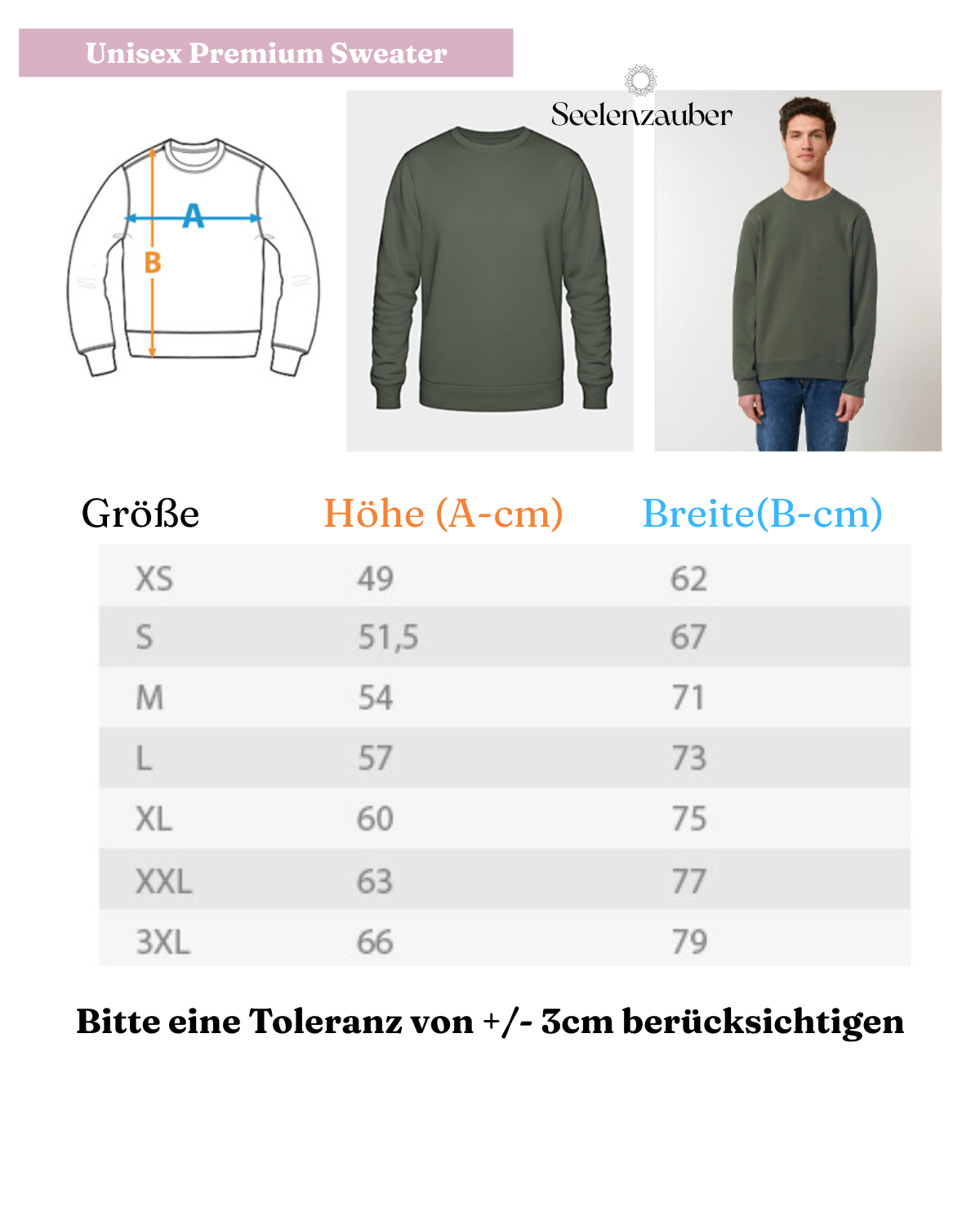 Soul Signs - Fische  - Unisex Premium Sweater