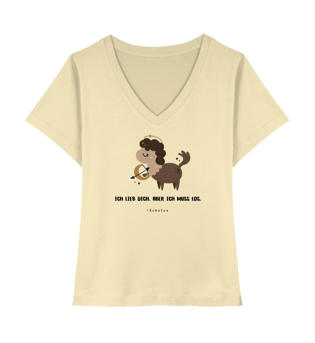 Soul Signs - Schütze - Damen Premium Organic V-Neck Shirt