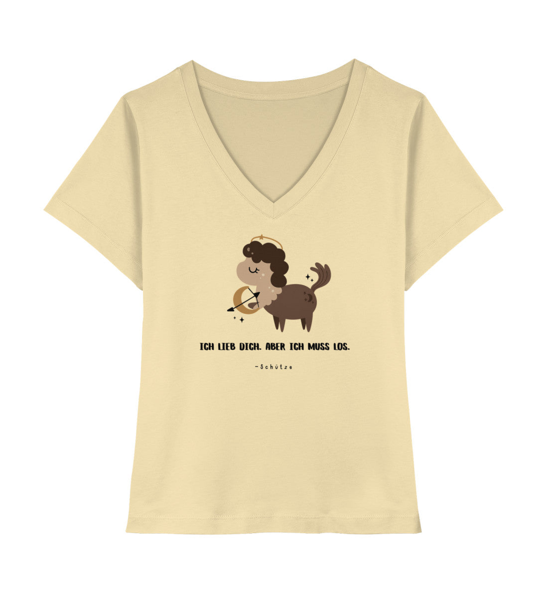 Soul Signs - Schütze - Damen Premium Organic V-Neck Shirt
