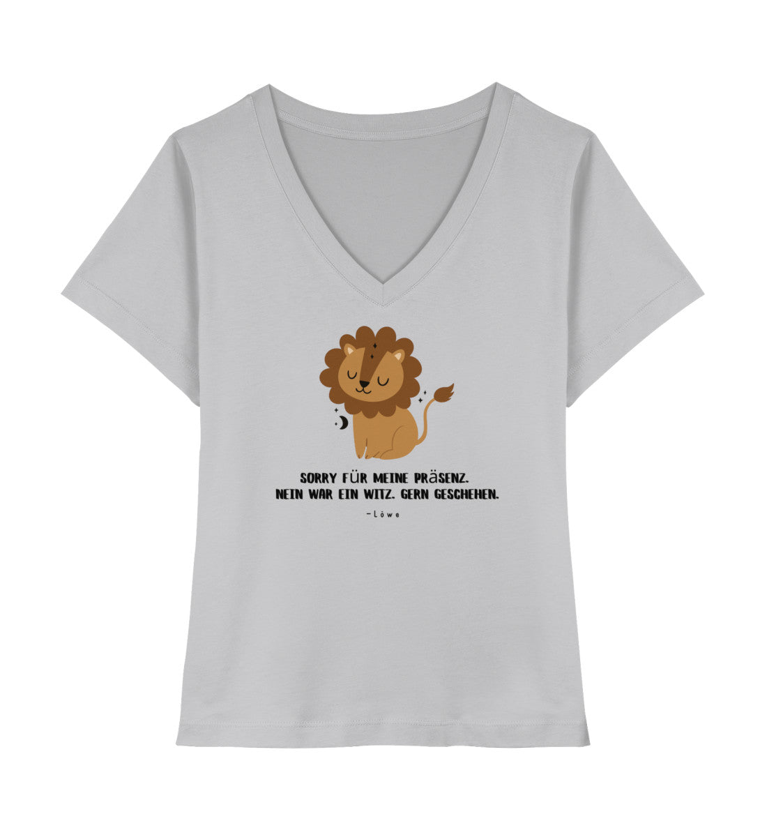 Soul Signs - Löwe - Damen Premium Organic V-Neck Shirt