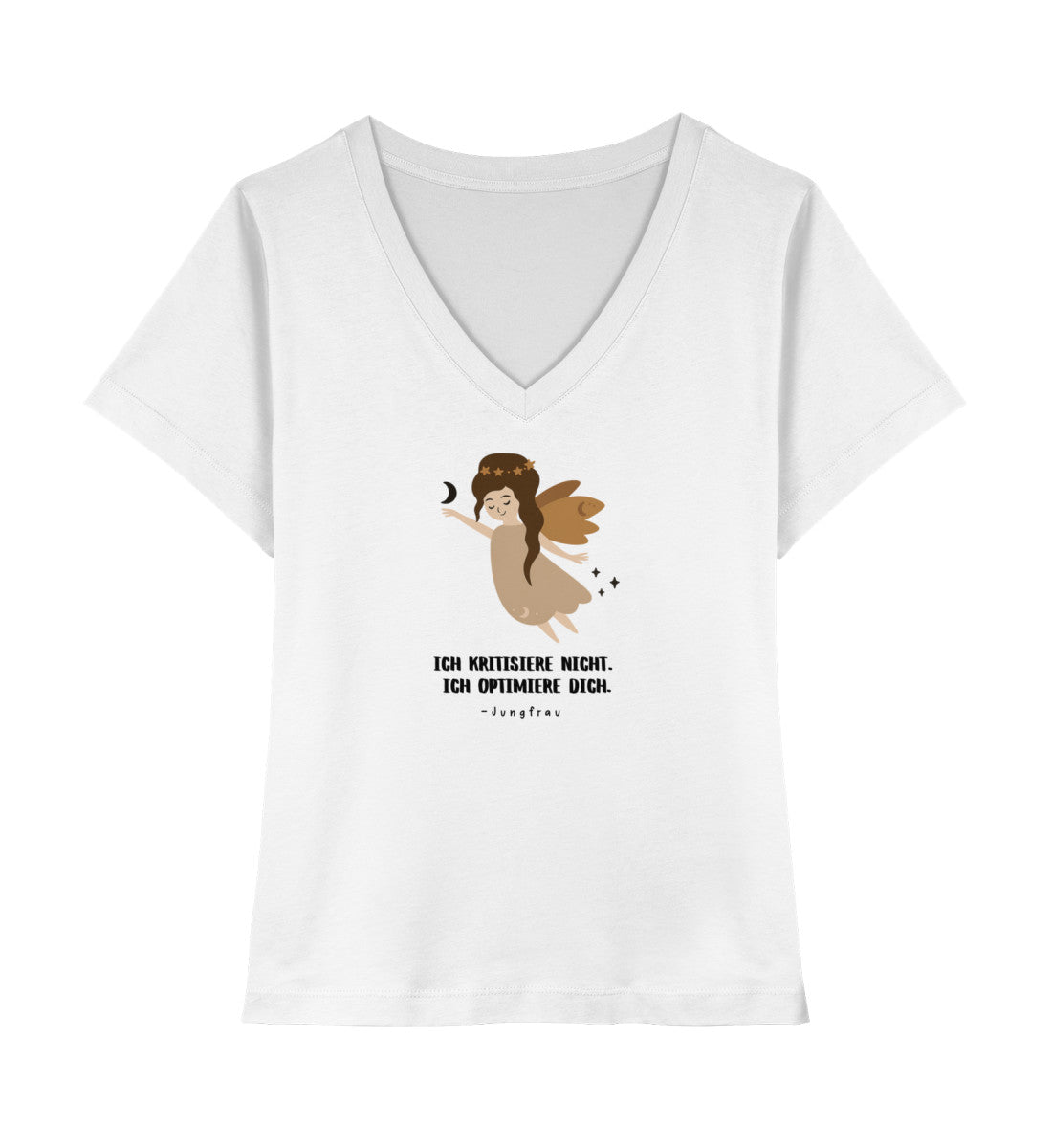 Soul Signs - Jungfrau - Damen Premium Organic V-Neck Shirt