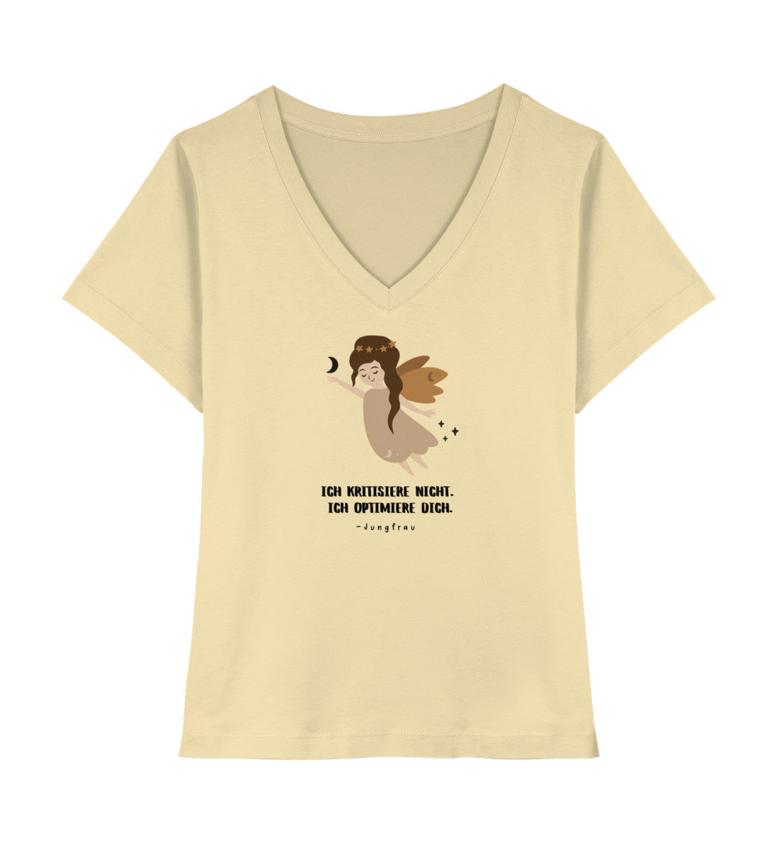 Soul Signs - Jungfrau - Damen Premium Organic V-Neck Shirt