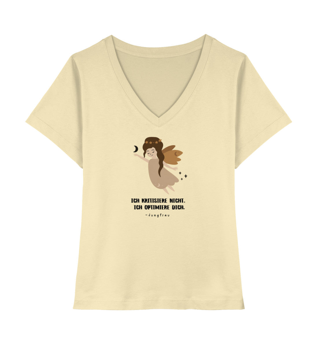 Soul Signs - Jungfrau - Damen Premium Organic V-Neck Shirt