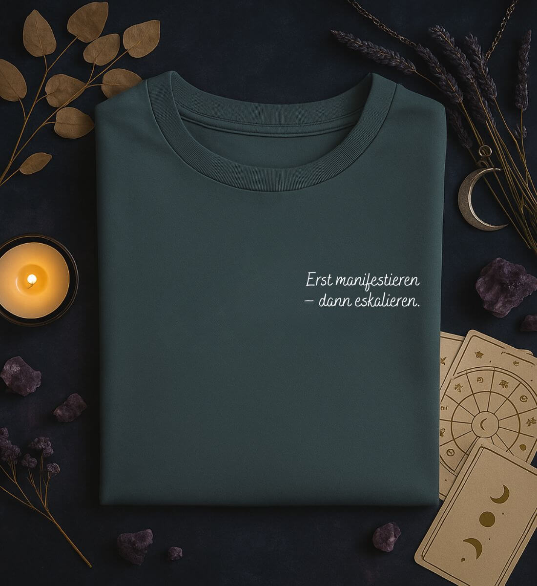 Erst manifestieren  - Damen Premium Organic Shirt