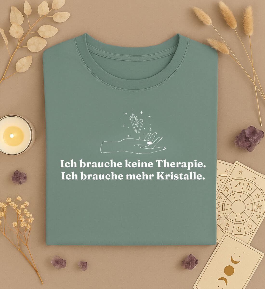 Mehr Kristalle  - Damen Premium Organic Shirt