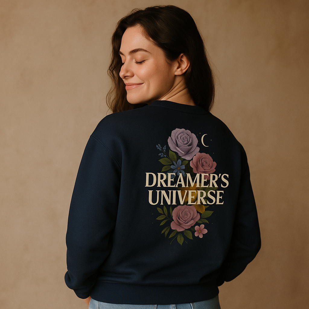 Dreamer`s Universe (Rückenprint)  - Unisex Premium Sweater