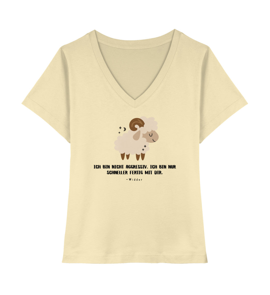 Souls Signs - Widder  - Damen Premium Organic V-Neck Shirt